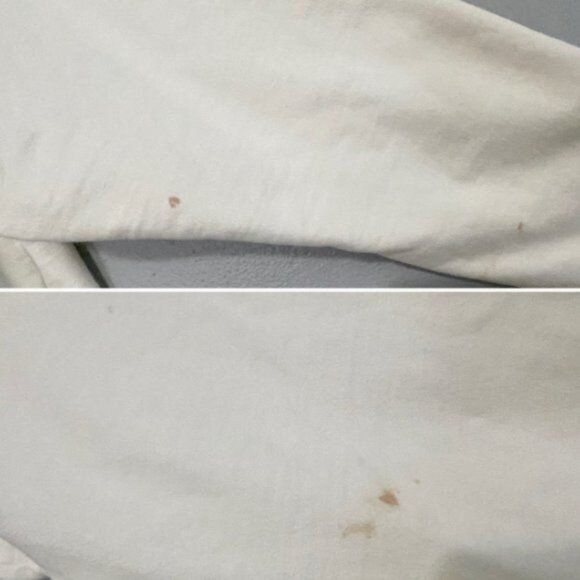 1960s Calvin Klein Varsity Sports Sweater with CK crest size M off white vintage - Picture 9 of 10